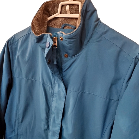 LL Bean Womens Jacket Large Insulated & Waterproof  Blue - Picture 6 of 16